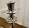 19th Century Silver-Plated Candleholders, 1880s, Set of 2 6