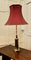 Tischlampe aus Glas & Messing, 1960er 2