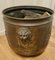 Arts and Crafts Brass Coal Bin with Tavern Scenes, 1900s 4