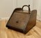 Victorian Oak Coal Box with Liner and Shovel, 1880s, Set of 3, Image 2