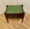 Mesa caja de costura de roble con cajón, años 30, Imagen 4