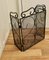 Folding Wrought Iron Fire Guard for Inglenook Fireplace, 1960s 4