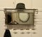 French Art Deco Style Hat and Coat Rack with Mirror, 1960s 6
