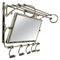 French Art Deco Style Hat and Coat Rack with Mirror, 1960s, Image 1