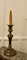 Große französische Kerzenhalter Tischlampe aus Messing, 1920er 5