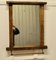 Specchio da parete grande in quercia di recupero con portasciugamani, anni '70, Immagine 2