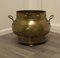 19th Century Pot Belly Brass Coal Bucket on Feet, 1880s 2