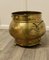 19th Century Pot Belly Brass Coal Bucket on Feet, 1880s 3