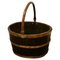 Copper and Oak Bucket for Coal or Logs, 1890s 1