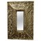 Specchio da parete in stile Art Nouveau in metallo battuto a mano, anni '60, Immagine 1