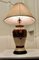 Bemalte Folk Art Tischlampe, 1960er 3