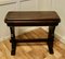 Arts and Crafts Carved Oak Window Seat or Hall Bench, 1880s 3