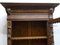French Carved Gothic Oak Bookcases, 1860s, Set of 2 10