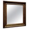 Espejo rectangular dorado, años 20, Imagen 1