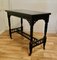 Ebonised Occasional Card Hall Table 4