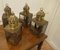 Brass Carriage Table Lights, 1880, Set of 4 8