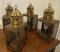 Brass Carriage Table Lights, 1880, Set of 4 7