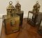 Brass Carriage Table Lights, 1880, Set of 4 6