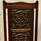 Carved Gothic Oak Panelled Fire Screen, 1900s 3