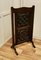 Carved Gothic Oak Panelled Fire Screen, 1900s 4