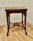 Victorian Envelope Card Table with Gaming Wells, 1880s 8