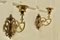 19th Century French Gothic Brass Wall Candleholders, 1890s, Set of 2 2