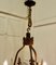 French Blacksmith Iron Game Hanging Light, 1900s 2