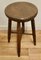Victorian Ash and Elm Farmhouse Kitchen Stools, 1890s, Set of 2 3