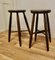 Victorian Ash and Elm Farmhouse Kitchen Stools, 1890s, Set of 2 7