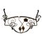 French Toleware Hat and Coat Rack, 1960 1