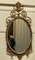 Large Gold Crested Oval Wall Mirror in Rococo Style, 1970 2