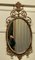 Large Gold Crested Oval Wall Mirror in Rococo Style, 1970, Image 2