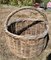 Large Antique French Wicker Bread Basket, 1900 4
