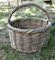 Large Antique French Wicker Bread Basket, 1900 8