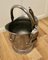 Arts and Crafts Hammered Steel Helmet Coal Scuttle, 1880 5