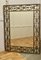 Large Margin Wall Mirror in Gilded Iron, 1930 7