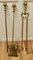 Fireside Tools in Brass, 1890s, Set of 3 6