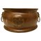 Antique Arts and Crafts Planter in Brass, 1880 1