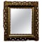 Large Antique Square Gilt Rococo Wall Mirror, 1800, Image 1