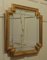Large French Art Deco Odeon Style Gilt Mirror, 1920, Image 2