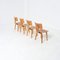 Vintage Plywood Chairs by Cees Braakman from Pastoe, 1950s, Set of 4 13