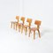 Vintage Plywood Chairs by Cees Braakman from Pastoe, 1950s, Set of 4 6