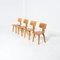 Vintage Plywood Chairs by Cees Braakman from Pastoe, 1950s, Set of 4, Image 6