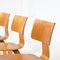 Vintage Plywood Chairs by Cees Braakman from Pastoe, 1950s, Set of 4, Image 10