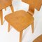 Vintage Plywood Chairs by Cees Braakman from Pastoe, 1950s, Set of 4, Image 11