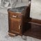 Corner Dressing Table with Mirror and Art Deco Marble Top, Italy 6