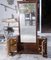 Corner Dressing Table with Mirror and Art Deco Marble Top, Italy 2