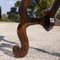 Goat-Shaped Side Table with Lyre-Shaped Feet in Solid Walnut, Image 7