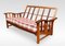 Arts and Crafts 2-Sitzer Sofa aus Nussholz, 1890er 7