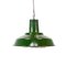 Lámpara de suspensión vintage en verde, años 60, Imagen 1